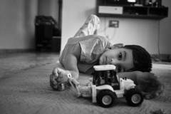 Playing-with-his-fav-toy-JCB